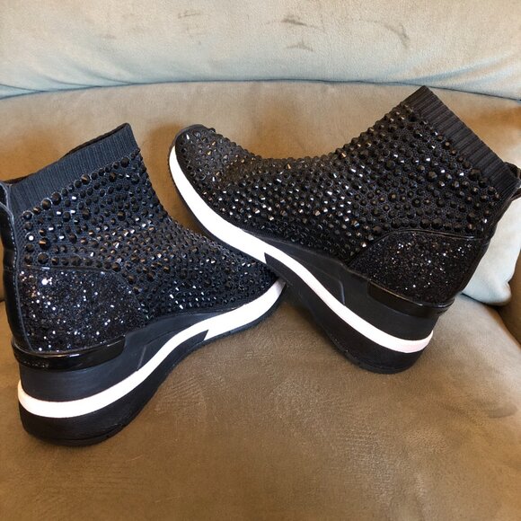 Michael Kors Zuma Wedge Bootie Slip-On Sneaker Shoe Boot - Picture 8 of 15